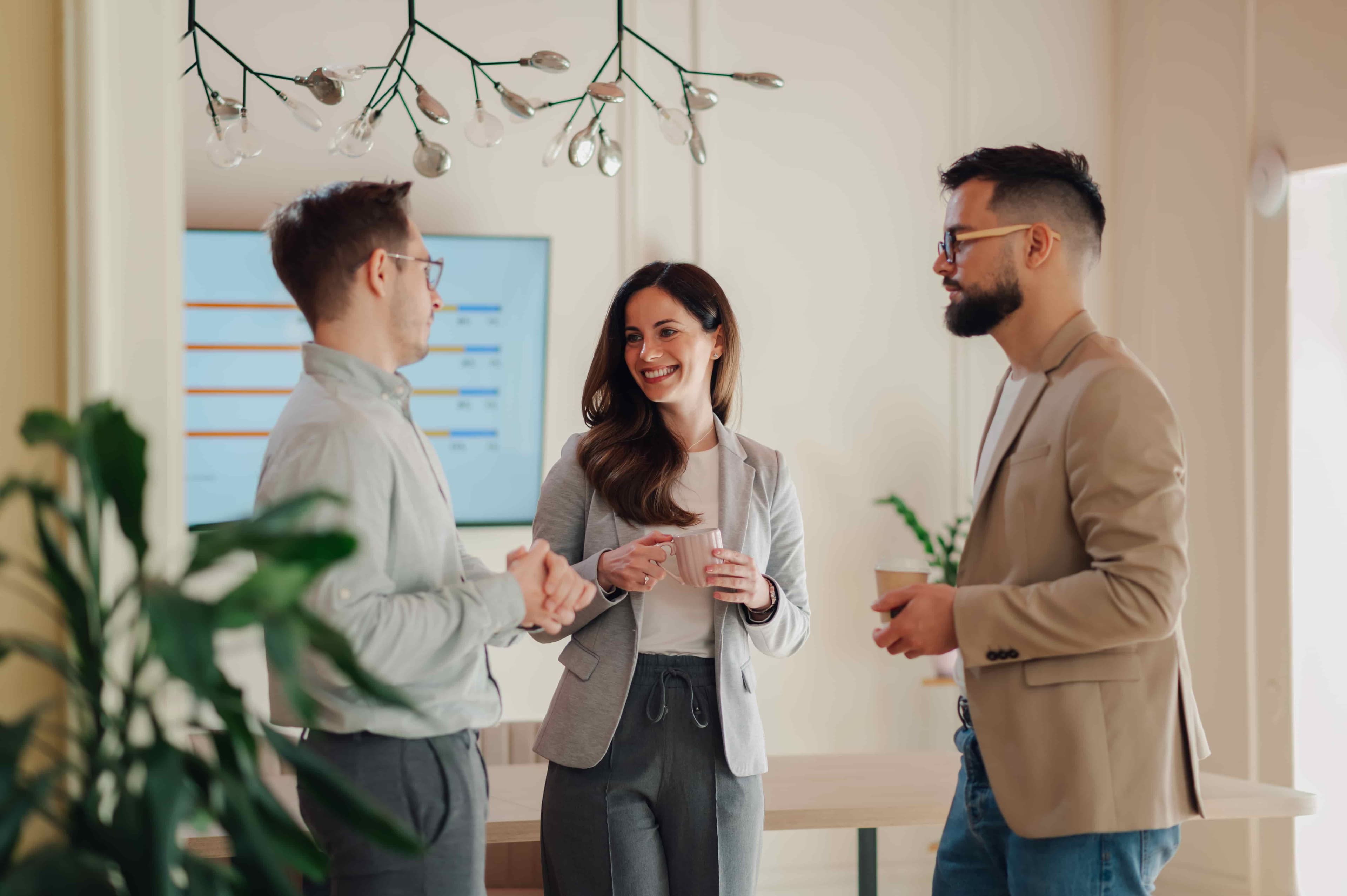 Team bei der Zusammenarbeit bei TEREAL